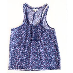 American Eagle Outfitter Purple Floral Tank Size 0